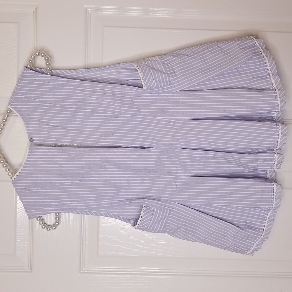 Free People Womens Light Blue Sleeve less Peplum Baby Doll Top Size XS - Picture 7 of 13